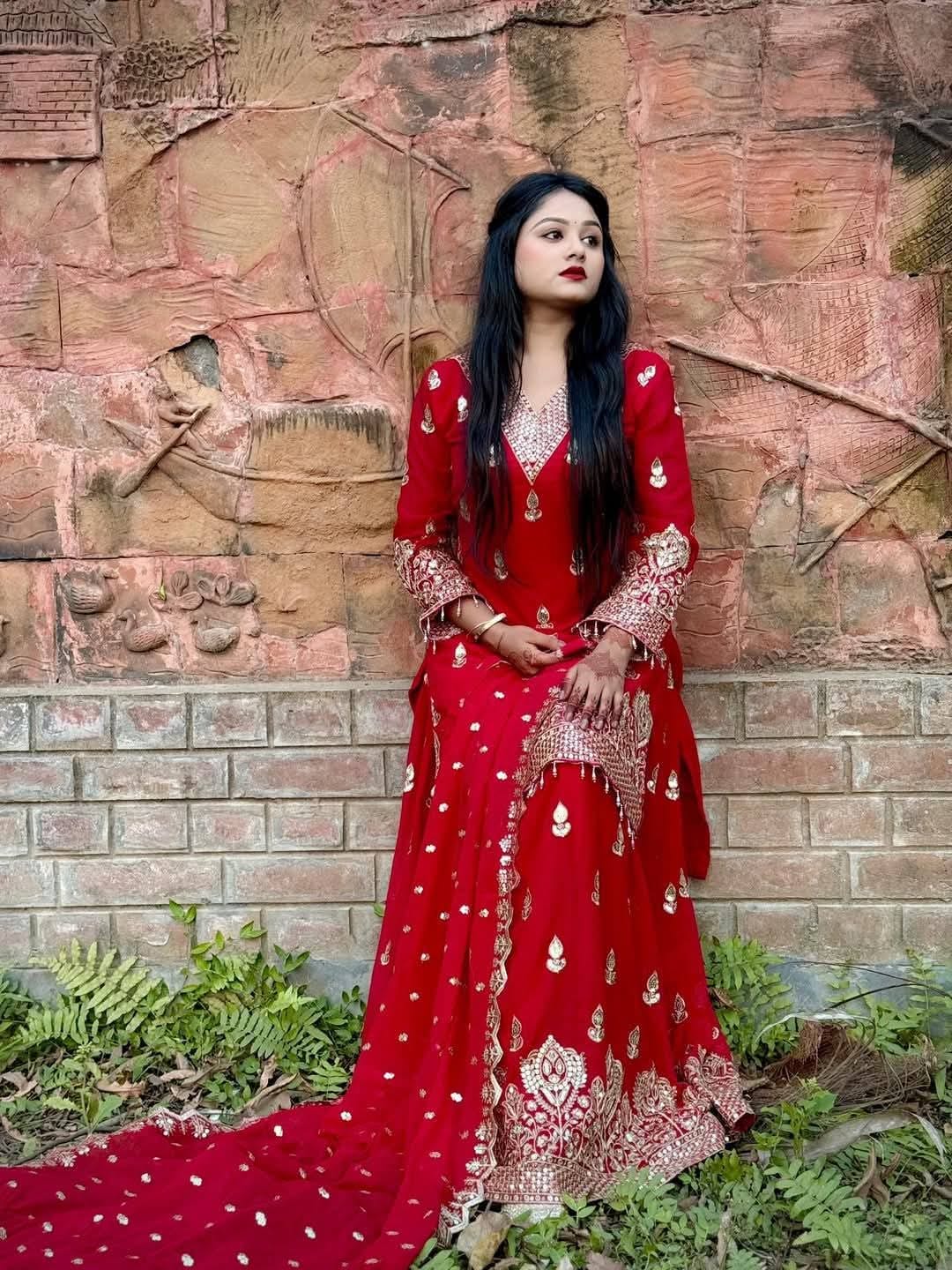 Fox Georgette Three Piece